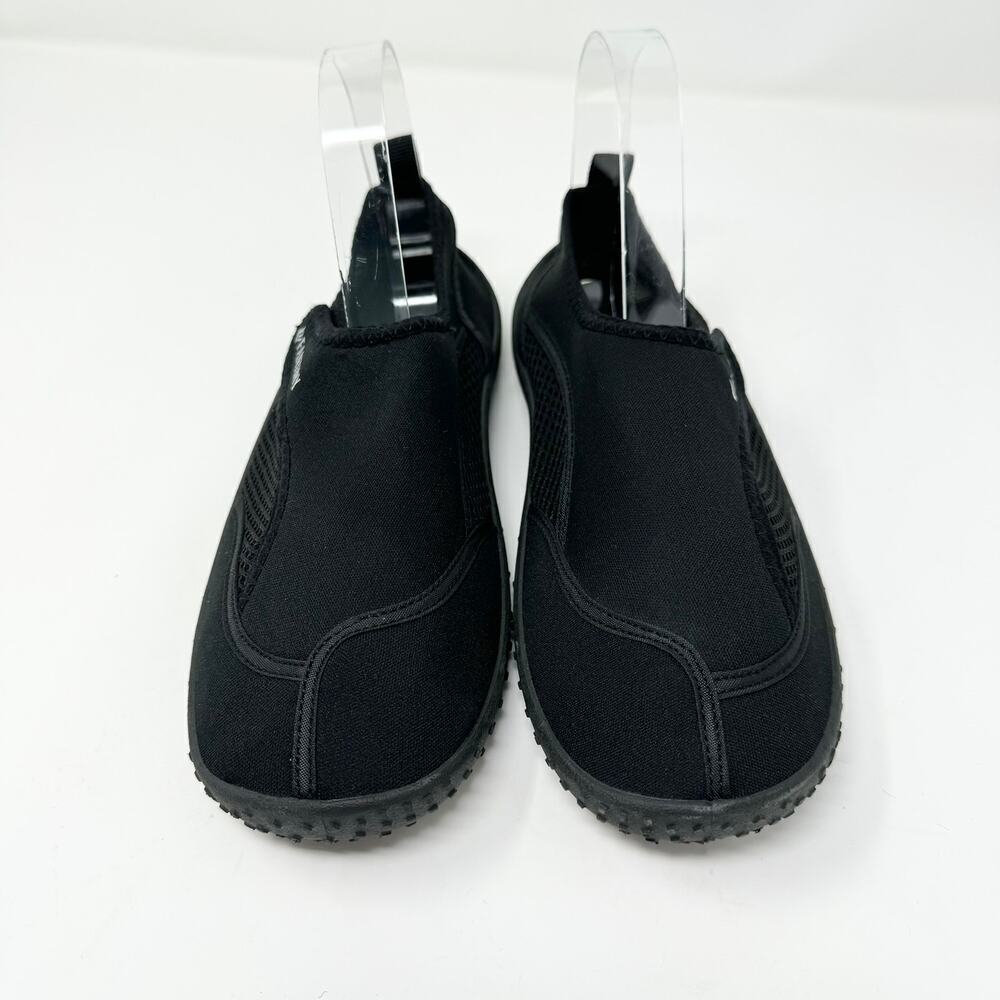 Fantiny Black Mesh Fabric Hook and Loop Closure Water Shoes Women's Size 38 US 8 - Picture 5 of 12